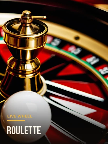 Roulette wheel mid-spin in the FairPlay live casino