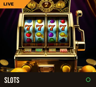Slot reels lit up in the FairPlay games lobby